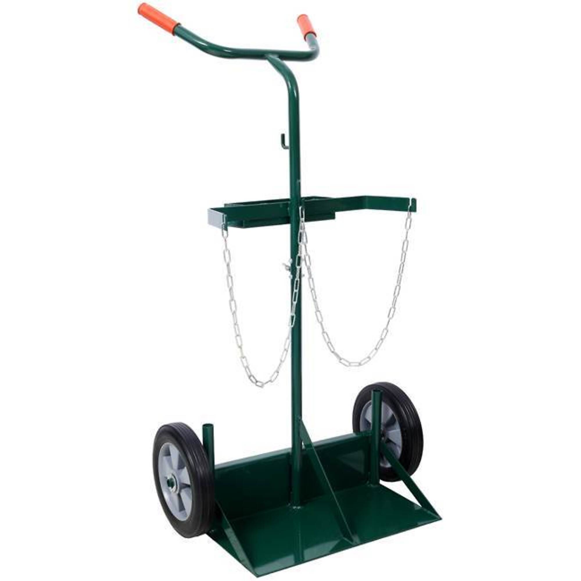 440 lbs. Large Dual Oxygen Tank Dolly With 10-Inch Solid Rubber Wheels, BAC-W465P175687